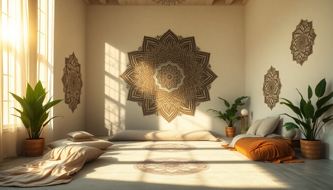 Elevate Your Space: Infusing Spiritual Serenity with Mandala Designs